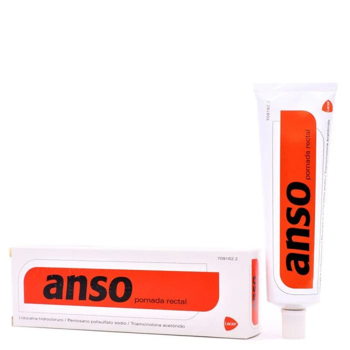 Anso Pomada Rectal para Hemorroides 50 gr - LACER