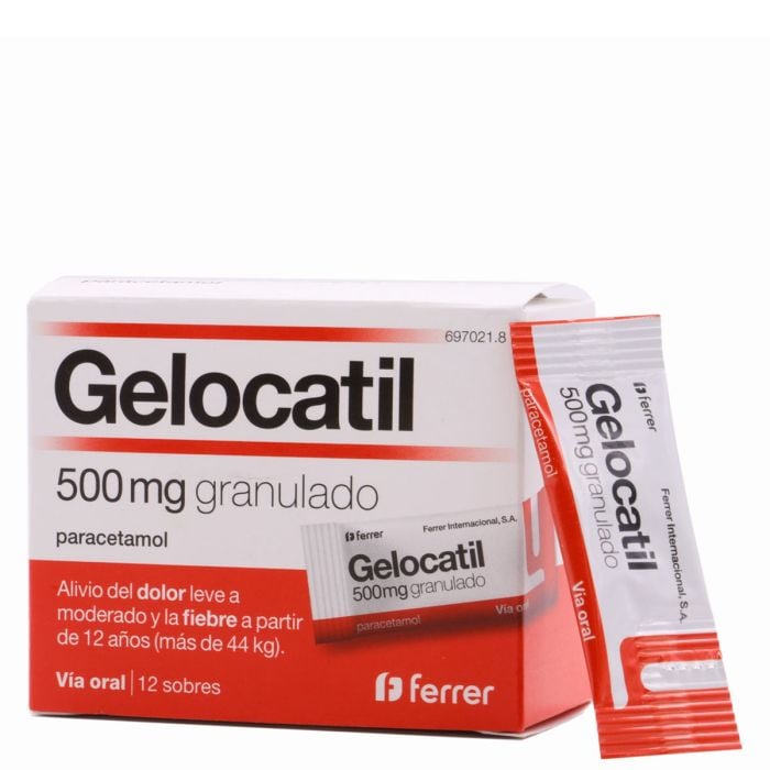 GELOCATIL 500 mg Granulado 12 sobres - FERRER